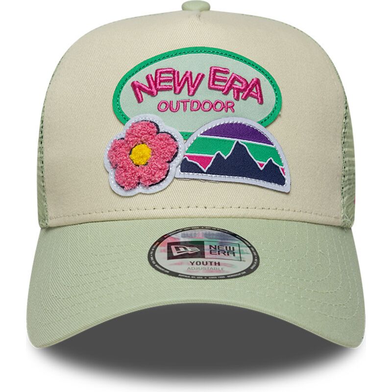 mutsid-kumer-roheline-snapback-lastele-a-frame-outdoor-new-era mutsid-kumer-roheline-snapback-lastele-a-frame-outdoor-new-era