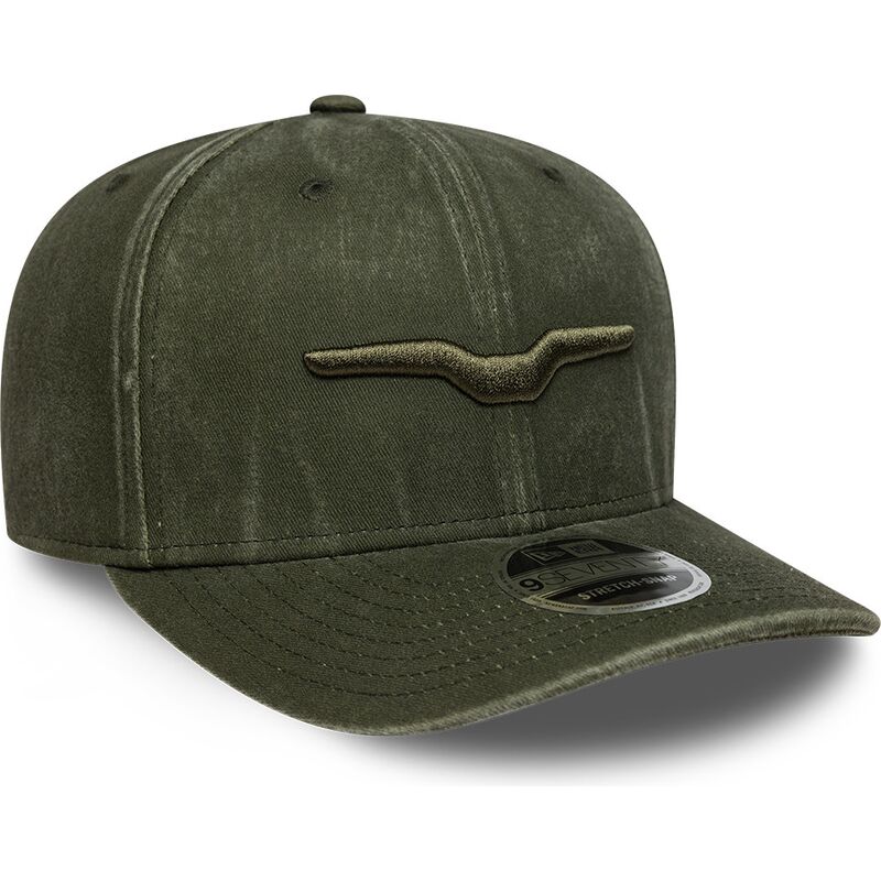 mutsid-kumer-roheline-snapback-9seventy-stretch-snap-moto-guzzi-new-era