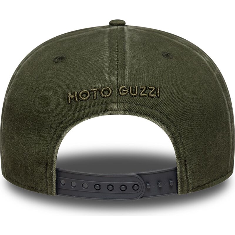 mutsid-kumer-roheline-snapback-9seventy-stretch-snap-moto-guzzi-new-era