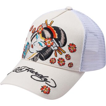 Mütsid kumer beež snapback Tokyo Geisha Ed Hardy
