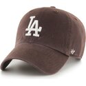 mutsid-kumer-pruun-reguleeritav-clean-up-no-loop-label-los-angeles-dodgers-mlb-47-brand