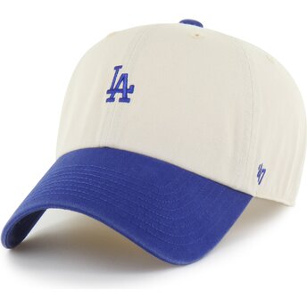 Mütsid kumer beež reguleeritav Clean Up Base Runner Two Tone Los Angeles Dodgers MLB 47 Brand