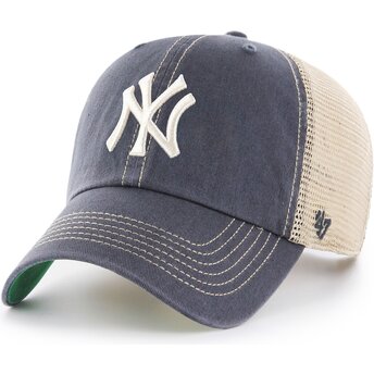 Mütsid kumer hall snapback Clean Up Trawler Vintage Navy New York Yankees MLB 47 Brand