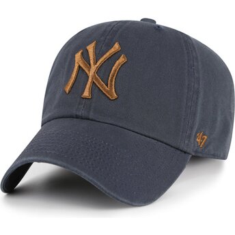 Mütsid kumer hall reguleeritav Clean Up Contrast Vintage Navy New York Yankees MLB 47 Brand