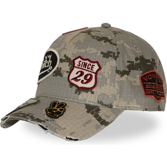 Mütsid kumer kamuflaaž snapback KAMO03 Von Dutch