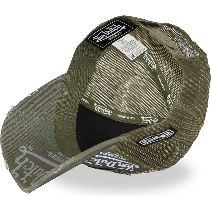 mutsid-kumer-roheline-snapback-cafe14-von-dutch