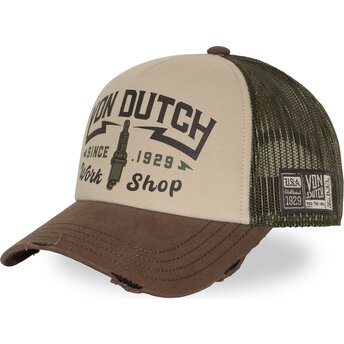Mütsid kumer pruun snapback CREW40 Von Dutch