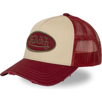 Mütsid kumer punane snapback USED 16 Von Dutch