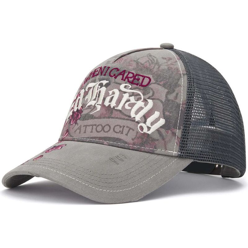 mutsid-kumer-hall-snapback-floral-tattoo-city-vintage-wash-ed-hardy