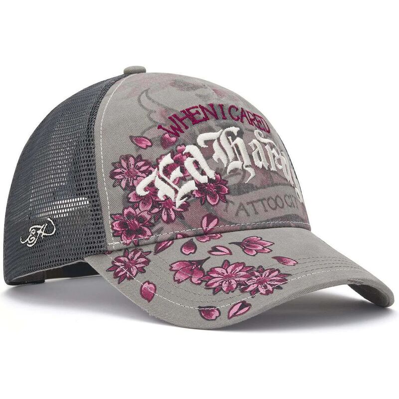 mutsid-kumer-hall-snapback-floral-tattoo-city-vintage-wash-ed-hardy