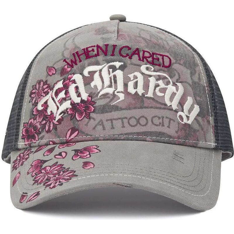 mutsid-kumer-hall-snapback-floral-tattoo-city-vintage-wash-ed-hardy