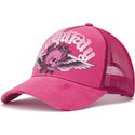 mutsid-kumer-roosa-snapback-flaming-gothic-skull-washed-ed-hardy