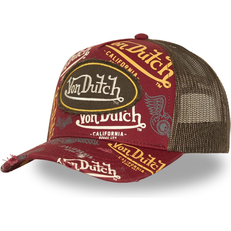 mutsid-kumer-punane-snapback-cafe13-von-dutch