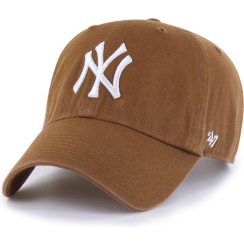 mutsid-kumer-pruun-reguleeritav-clean-up-pinecone-new-york-yankees-mlb-47-brand