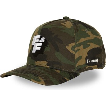 Gorra curva camuflaje snapback FF01 LOG Fast & Furious de Capslab