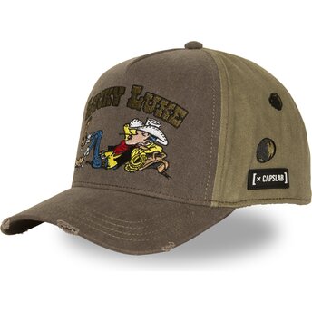Mütsid kumer pruun snapback LCK4 LUC Lucky Luke Capslab