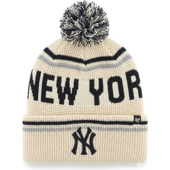 Mütsid tutimüts kreemjas Quattrle Cuff Knit New York Yankees MLB 47 Brand