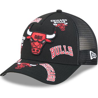 Mütsid kumer must snapback 9FORTY M-Crown A Frame All Over Chicago Bulls NBA New Era