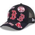 mutsid-kumer-meresinine-snapback-9forty-m-crown-a-frame-all-over-boston-red-sox-mlb-new-era
