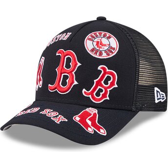 Mütsid kumer meresinine snapback 9FORTY M-Crown A Frame All Over Boston Red Sox MLB New Era