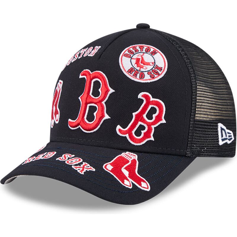 mutsid-kumer-meresinine-snapback-9forty-m-crown-a-frame-all-over-boston-red-sox-mlb-new-era