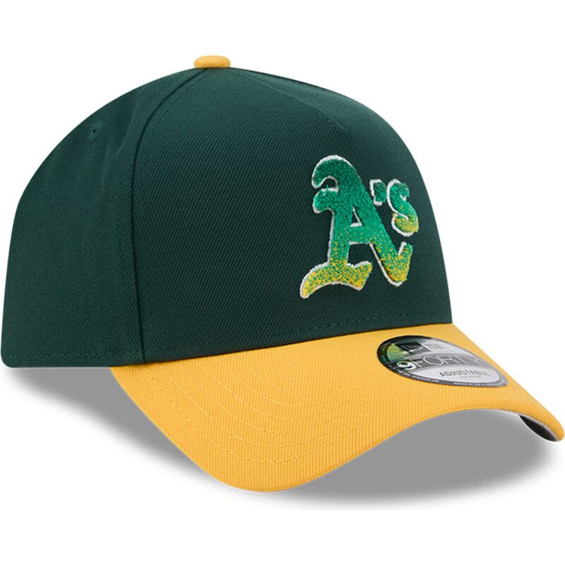 mutsid-kumer-roheline-snapback-9forty-a-frame-na-lifestyle-f1-oakland-athletics-mlb-new-era