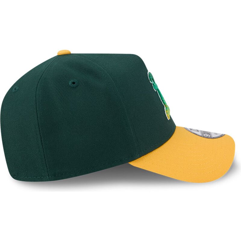 mutsid-kumer-roheline-snapback-9forty-a-frame-na-lifestyle-f1-oakland-athletics-mlb-new-era