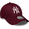 mutsid-kumer-punane-reguleeritav-rosa-9forty-metallic-new-york-yankees-mlb-new-era
