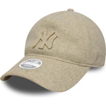 Mütsid kumer beež reguleeritav 9TWENTY A Frame Melton Luxe New York Yankees MLB New Era