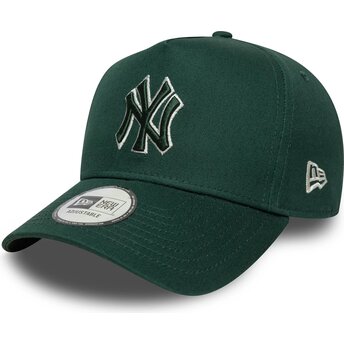 Mütsid kumer roheline snapback E Frame Team Outline New York Yankees MLB New Era