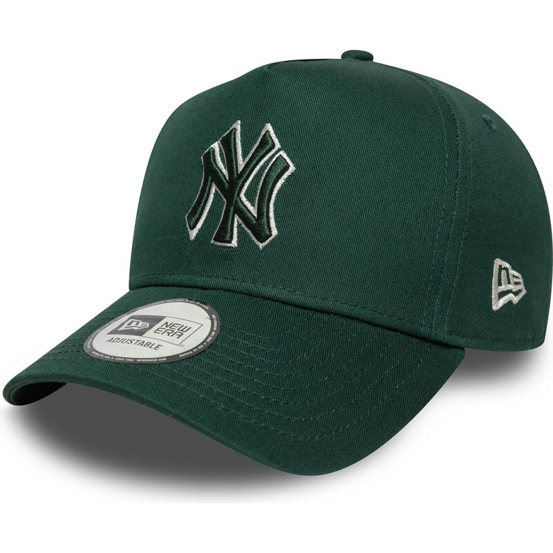 mutsid-kumer-roheline-snapback-e-frame-team-outline-new-york-yankees-mlb-new-era