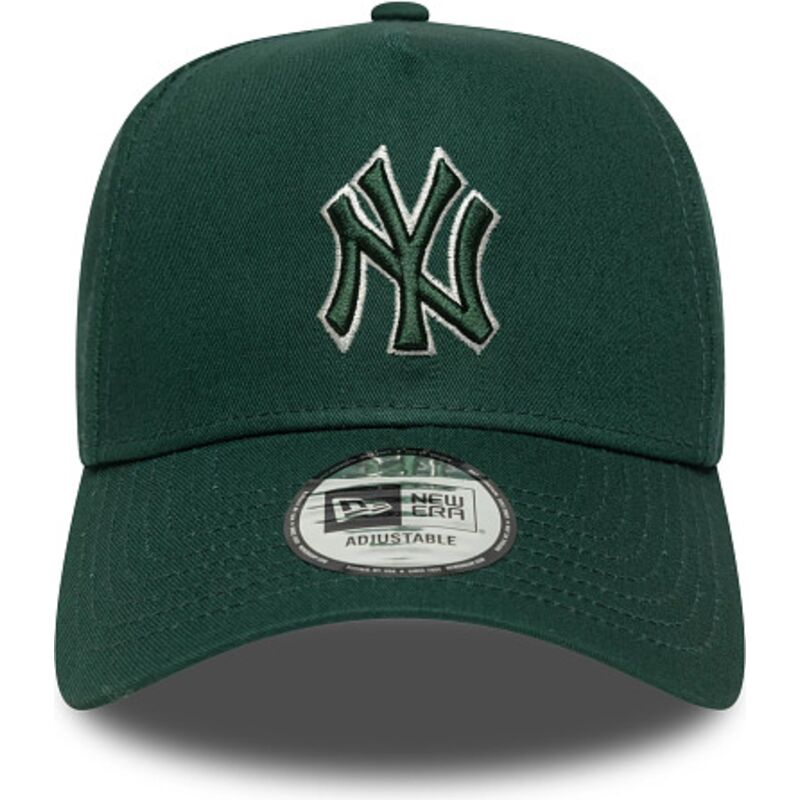 mutsid-kumer-roheline-snapback-e-frame-team-outline-new-york-yankees-mlb-new-era