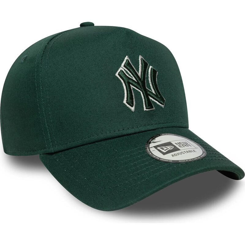 mutsid-kumer-roheline-snapback-e-frame-team-outline-new-york-yankees-mlb-new-era