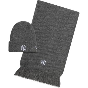 Mütsid hall bufanda Knit Set New York Yankees MLB New Era