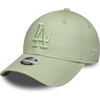 Mütsid kumer roheline reguleeritav 9FORTY League Essential Los Angeles Dodgers MLB New Era