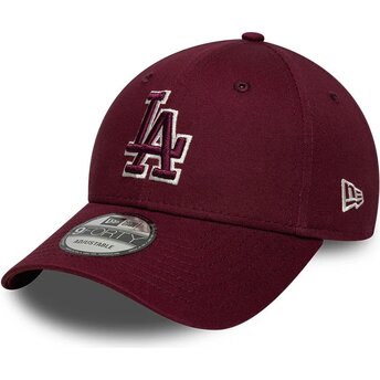 Mütsid kumer punane reguleeritav 9FORTY Team Outline Los Angeles Dodgers MLB New Era
