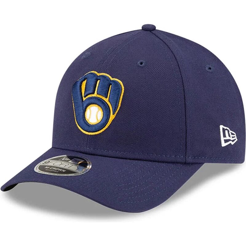 mutsid-kumer-meresinine-snapback-9forty-m-crown-player-replica-milwaukee-brewers-mlb-new-era