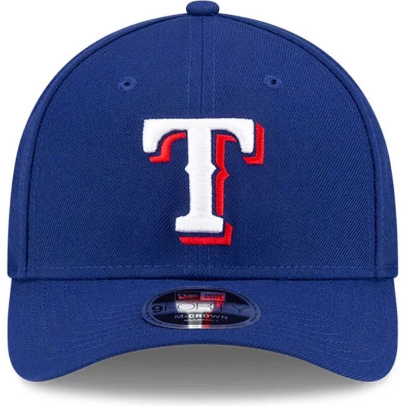 mutsid-kumer-sinine-snapback-9forty-m-crown-player-replica-texas-rangers-mlb-new-era