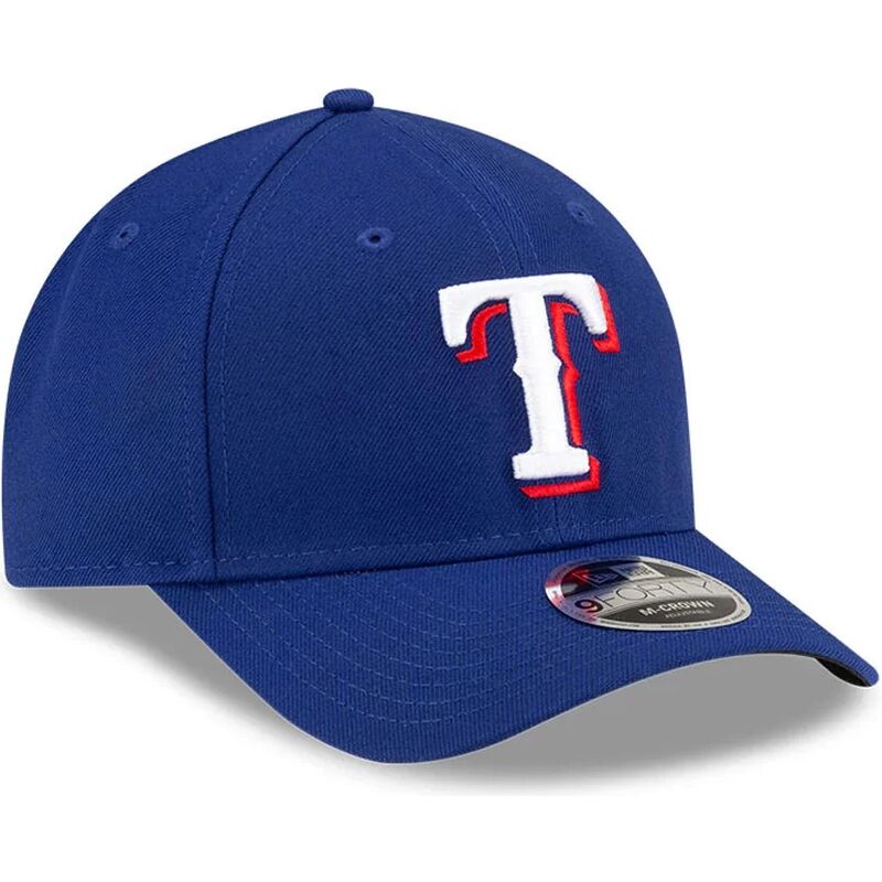 mutsid-kumer-sinine-snapback-9forty-m-crown-player-replica-texas-rangers-mlb-new-era