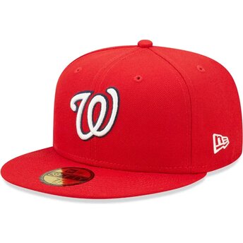 Mütsid lame punane liibuv 59FIFTY AC Perf Washington Nationals MLB New Era