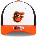 mutsid-kumer-oranz-snapback-9forty-m-crown-player-replica-baltimore-orioles-mlb-new-era