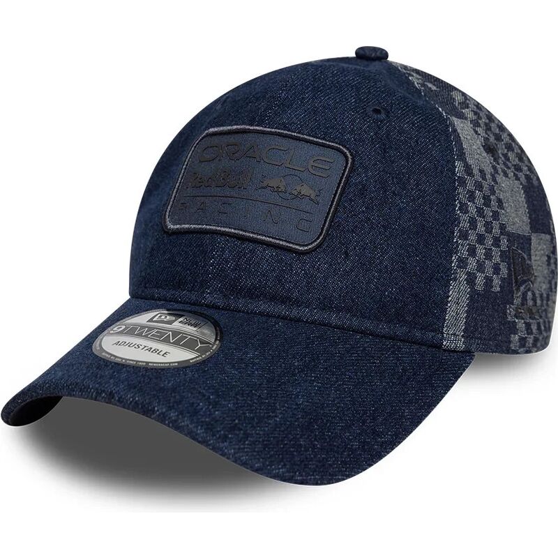 mutsid-kumer-meresinine-reguleeritav-9twenty-patterned-denim-red-bull-racing-formula-1-new-era
