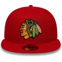 mutsid-lame-punane-liibuv-59fifty-basic-chicago-blackhawks-nhl-new-era