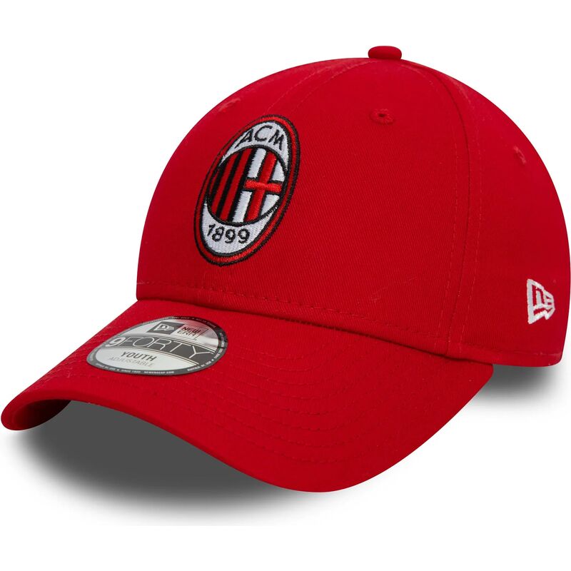 mutsid-kumer-punane-reguleeritav-lastele-9forty-core-ac-milan-serie-a-new-era