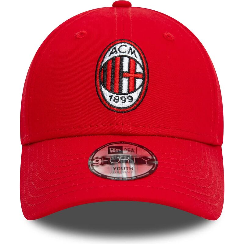 mutsid-kumer-punane-reguleeritav-lastele-9forty-core-ac-milan-serie-a-new-era