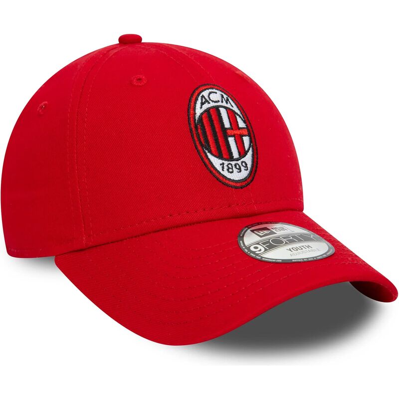 mutsid-kumer-punane-reguleeritav-lastele-9forty-core-ac-milan-serie-a-new-era