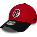 mutsid-kumer-punane-snapback-9forty-team-stade-toulousain-top-14-new-era