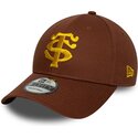 mutsid-kumer-pruun-snapback-9forty-seasonal-stade-toulousain-top-14-new-era