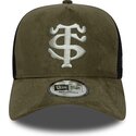 mutsid-kumer-roheline-snapback-e-frame-faux-suede-stade-toulousain-top-14-new-era