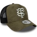 mutsid-kumer-roheline-snapback-e-frame-faux-suede-stade-toulousain-top-14-new-era